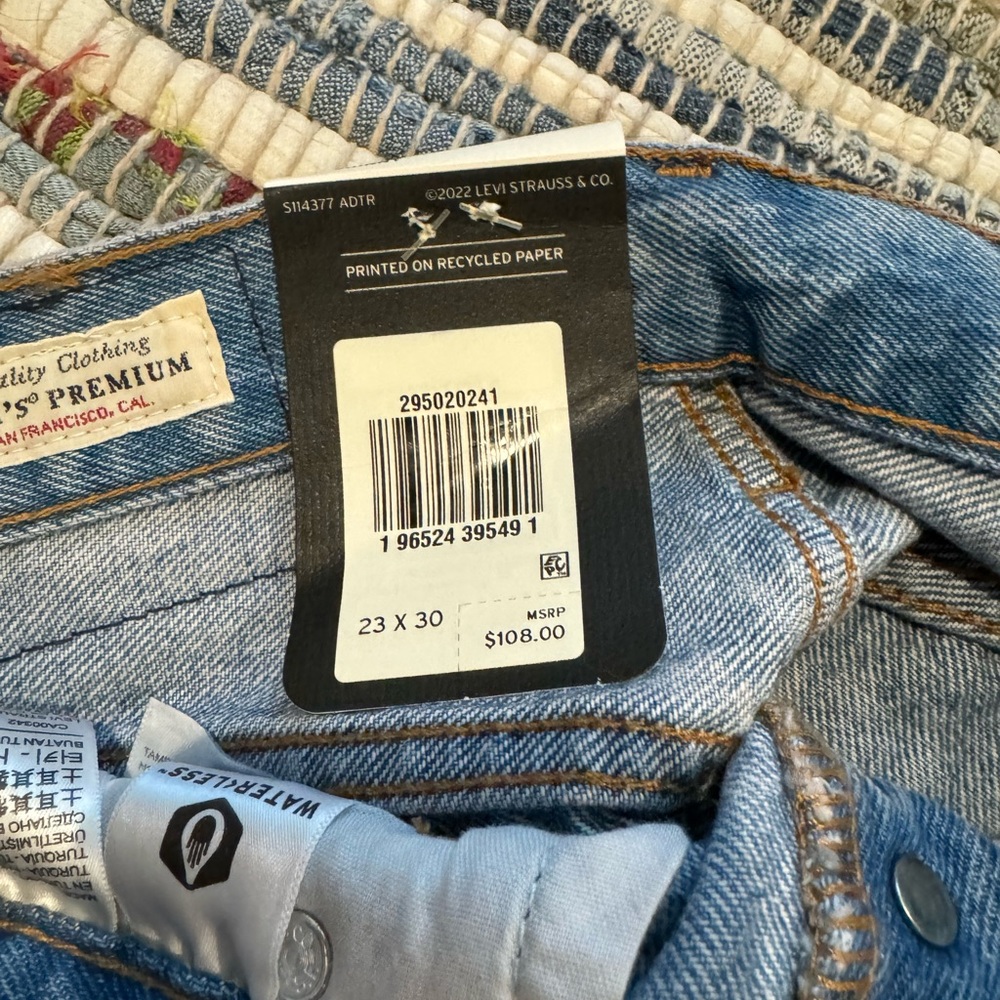 Levi’s 501 skinny high rise Jean